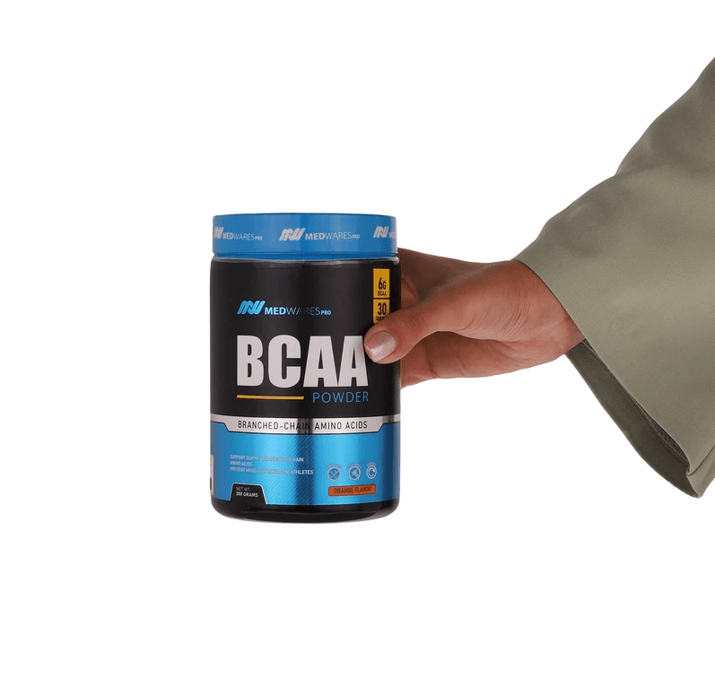 پودر بی سی ای ای با طعم پرتقال مد ویرز پرو 300 گرم | BCAA Powder Orange Flavored by medwares Pro 300g — تصویر ۴