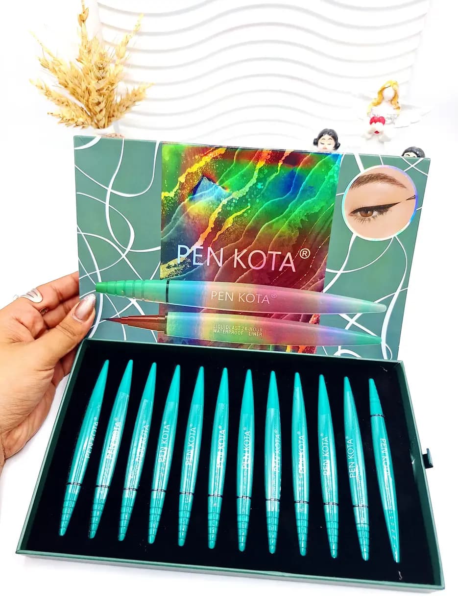 خط چشم مشکی PEN KOTA پوکه سبز — تصویر ۴