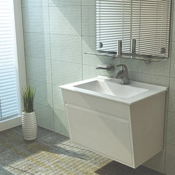 روشویی روکابینتی گلسار مدل فلورا 66 زرین نیک کد ZN7115
