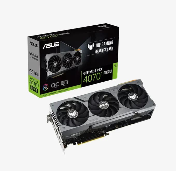 کارت گرافیک ASUS RTX 4070Ti Super TUF (درحد نو – گارانتی حامی 13 ماه)