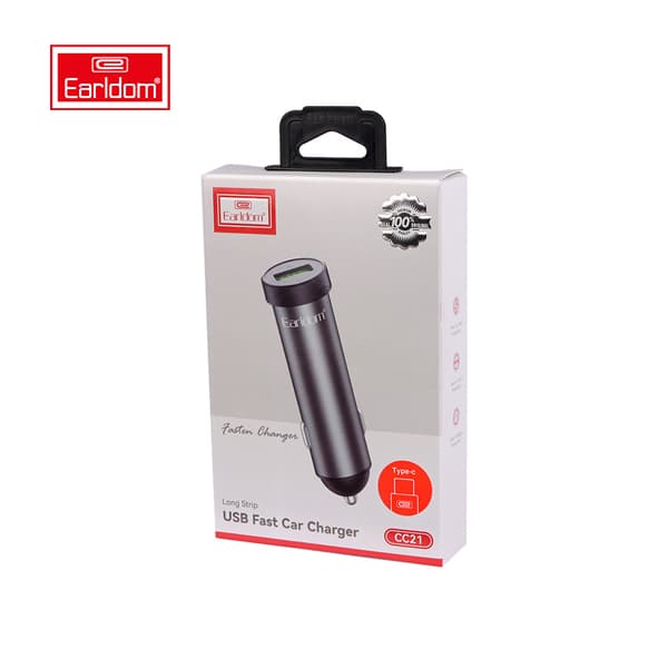 شارژر فندکی ارلدام مدل Earldom ES-CC21 2.4A 12W به — تصویر ۲