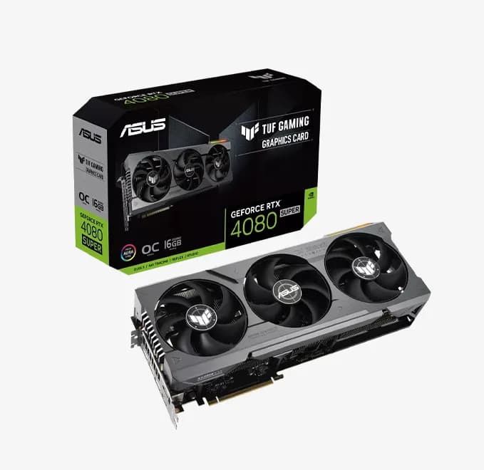 کارت گرافیک ASUS RTX 4080 Super TUF (در حد نو-2 سال گارانتی حامی)