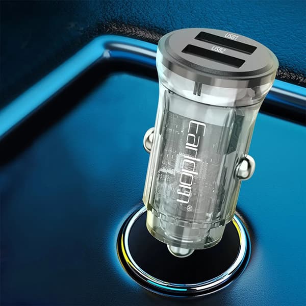 شارژر فندکی ارلدام فست شارژ مدل Earldom ES-CC24 3.4A 15W به همراه کابل شارژ — تصویر ۴