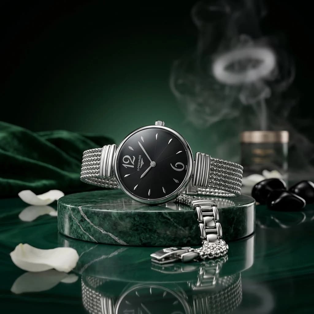ساعت مچی Longines مدل بند فلزی بافت‌دار | با 5 طرح مختلف