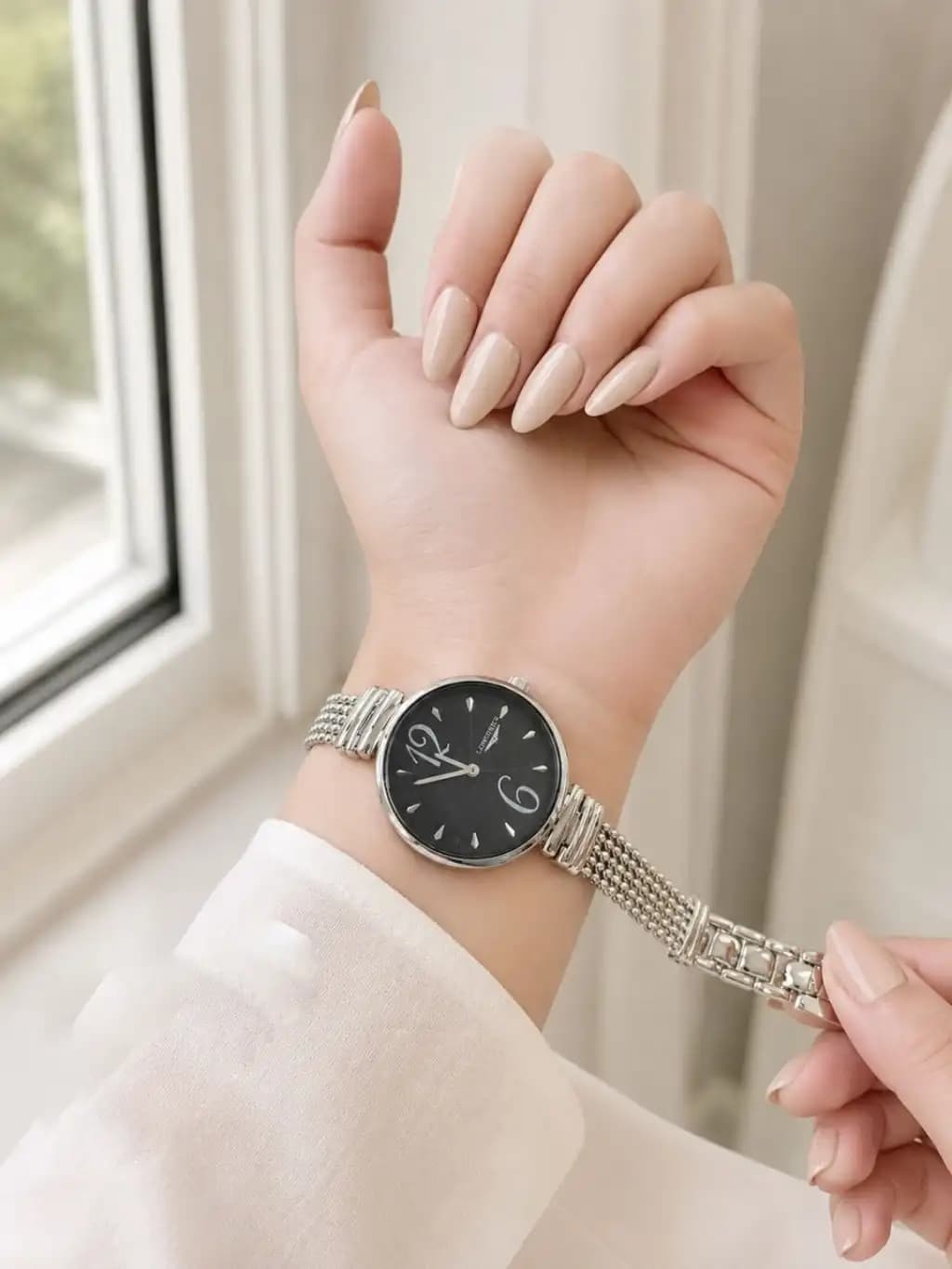ساعت مچی Longines مدل بند فلزی بافت‌دار | با 5 طرح مختلف — تصویر ۷