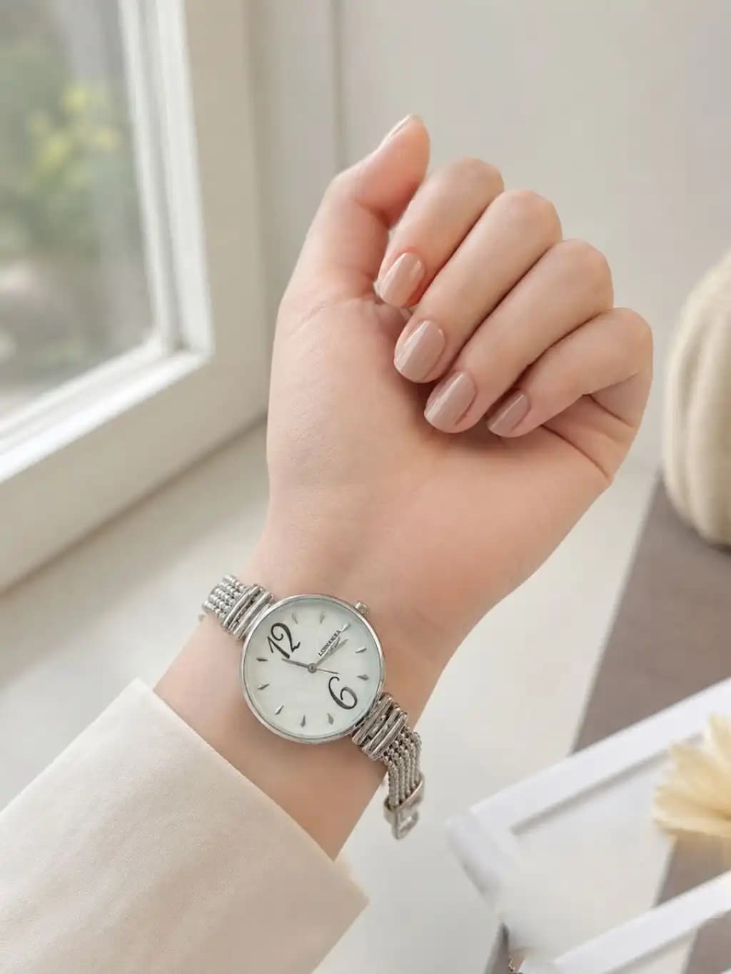 ساعت مچی Longines مدل بند فلزی بافت‌دار | با 5 طرح مختلف — تصویر ۶