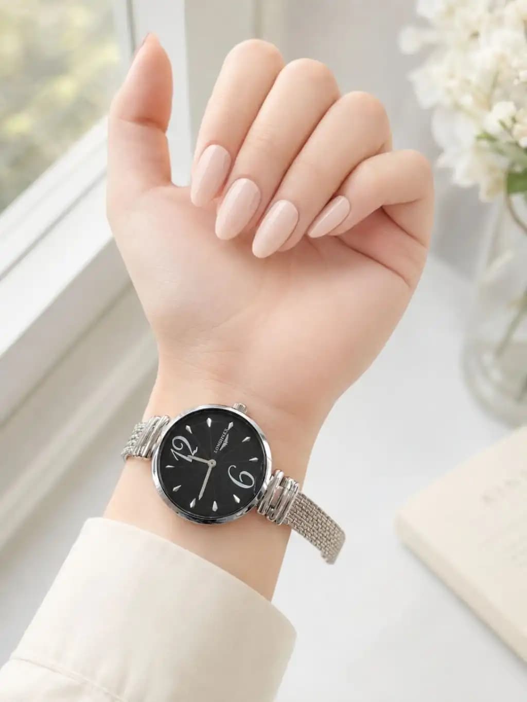 ساعت مچی Longines مدل بند فلزی بافت‌دار | با 5 طرح مختلف — تصویر ۳