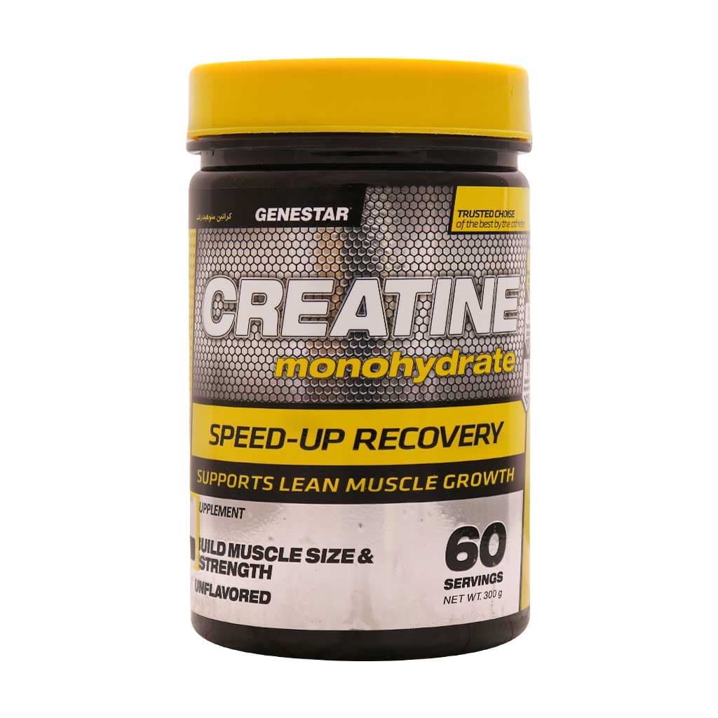 پودر کراتین مونوهیدرات ژن استار 300 گرمی | Genestar Creatine Monohydrate 300 gr