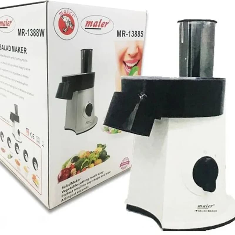 سالاد ساز مایر مدل MR-1388S اصلی کارتون قدیم با تیغه اضافه خلال کن — تصویر ۳