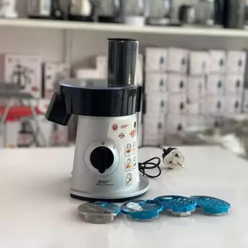 سالاد ساز مایر مدل MR-1388S اصلی کارتون قدیم با تیغه اضافه خلال کن — تصویر ۲