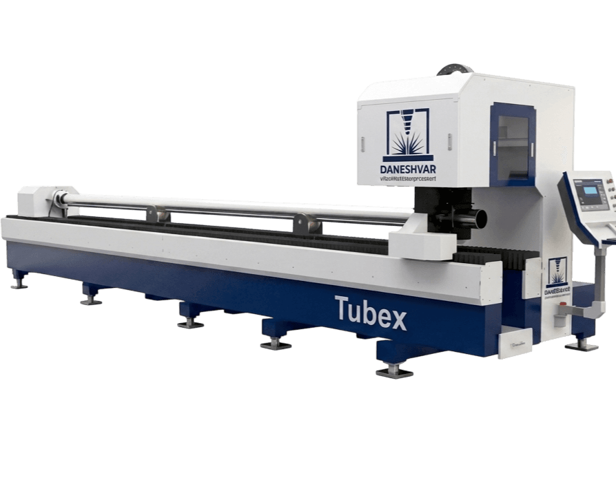 لیزر برش روتاری 2 کیلووات فایبر TubeX Pro