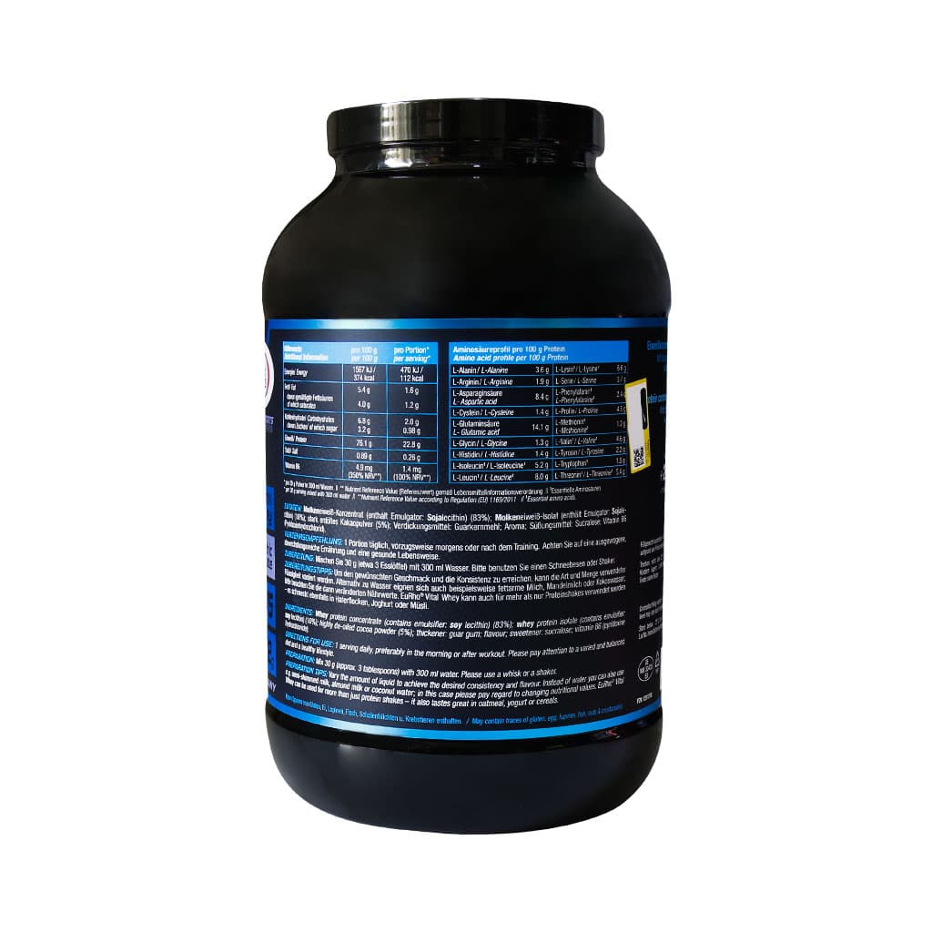 پودر وی پروتئین پرو یوروویتال 1000 گرم | Eurho Vital Whey Pro – 1000 g — تصویر ۲