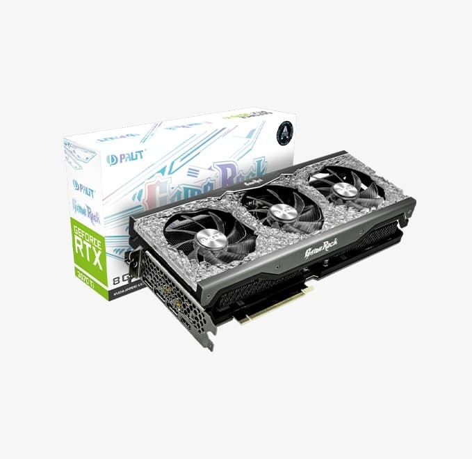 کارت گرافیک PALIT RTX 3070 GameRock ( درحد نو)