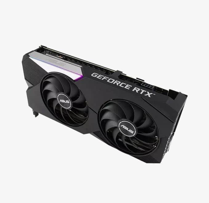 کارت گرافیک ASUS RTX 3060Ti DUAL (درحد نو-بدون کارتن) — تصویر ۲