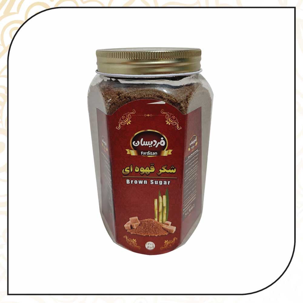 شکر قهوه ای فردیسان 1200 گرم – 6 عددی کارتن بزرگ — تصویر ۴