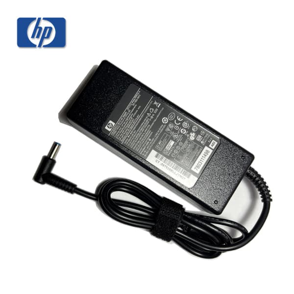 شارژر لپ تاپ HP اچ پی 19.5 ولت 4.62 آمپر کانکتور 1.7 * 5.5 (سرآبی)