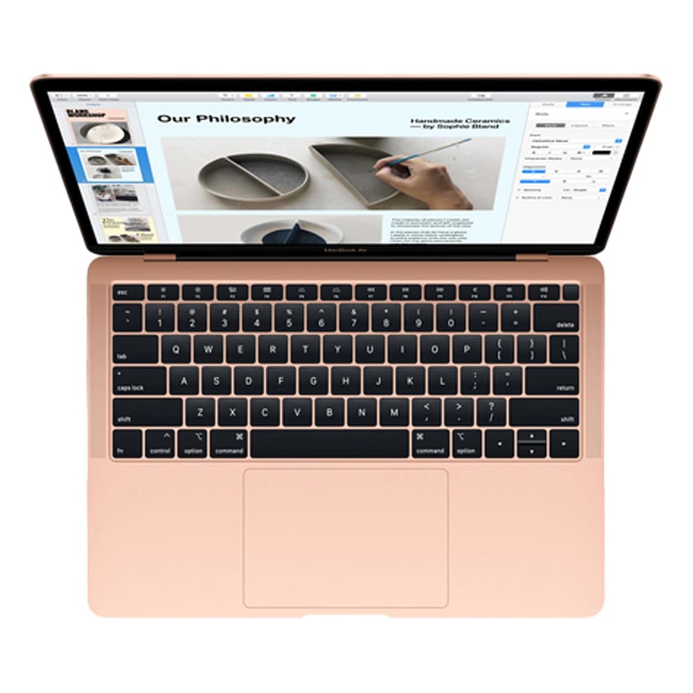 لپ تاپ اپل رز گلد APPLE MacBook Air 2018| i5 | 8G | 128G | INTEL UHD | 13.3”2k (استوک) — تصویر ۲