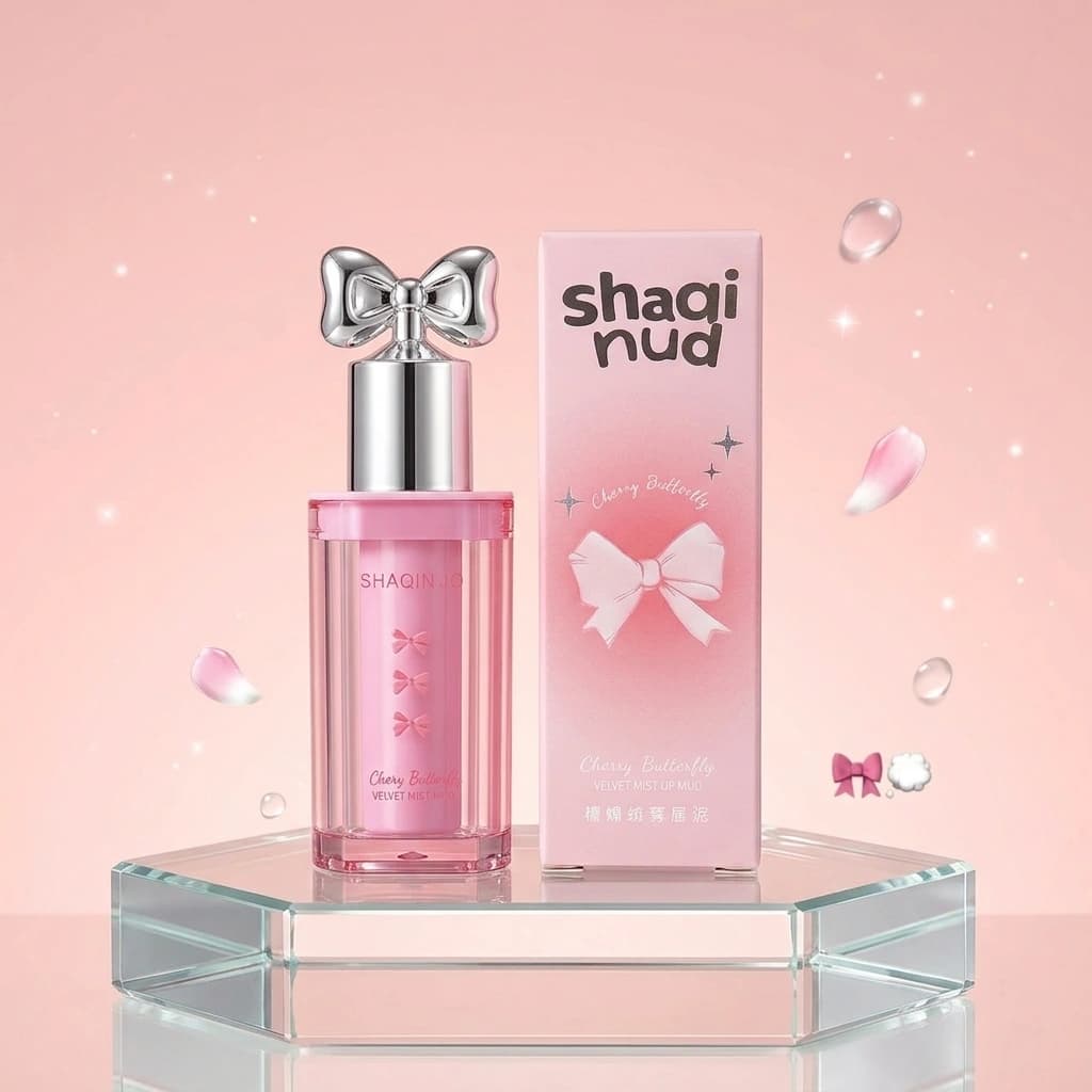 رژ لب مایع پاپیونی SHAQINUO