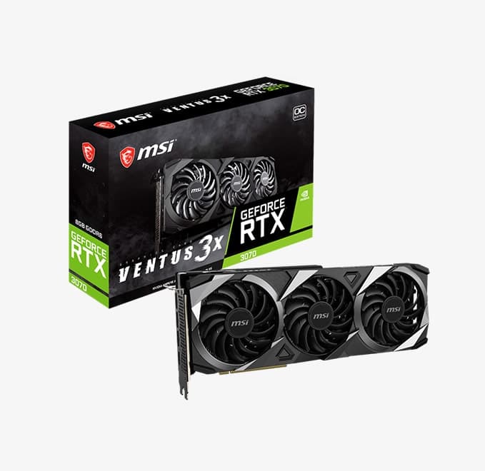 کارت گرافیک MSI 3070 Ventus (درحد نو)