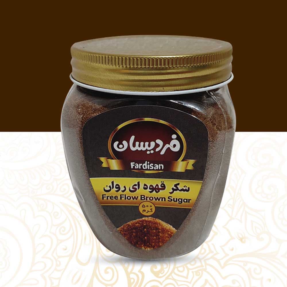 شکر قهوه ای روان فردیسان 500 گرم — تصویر ۴