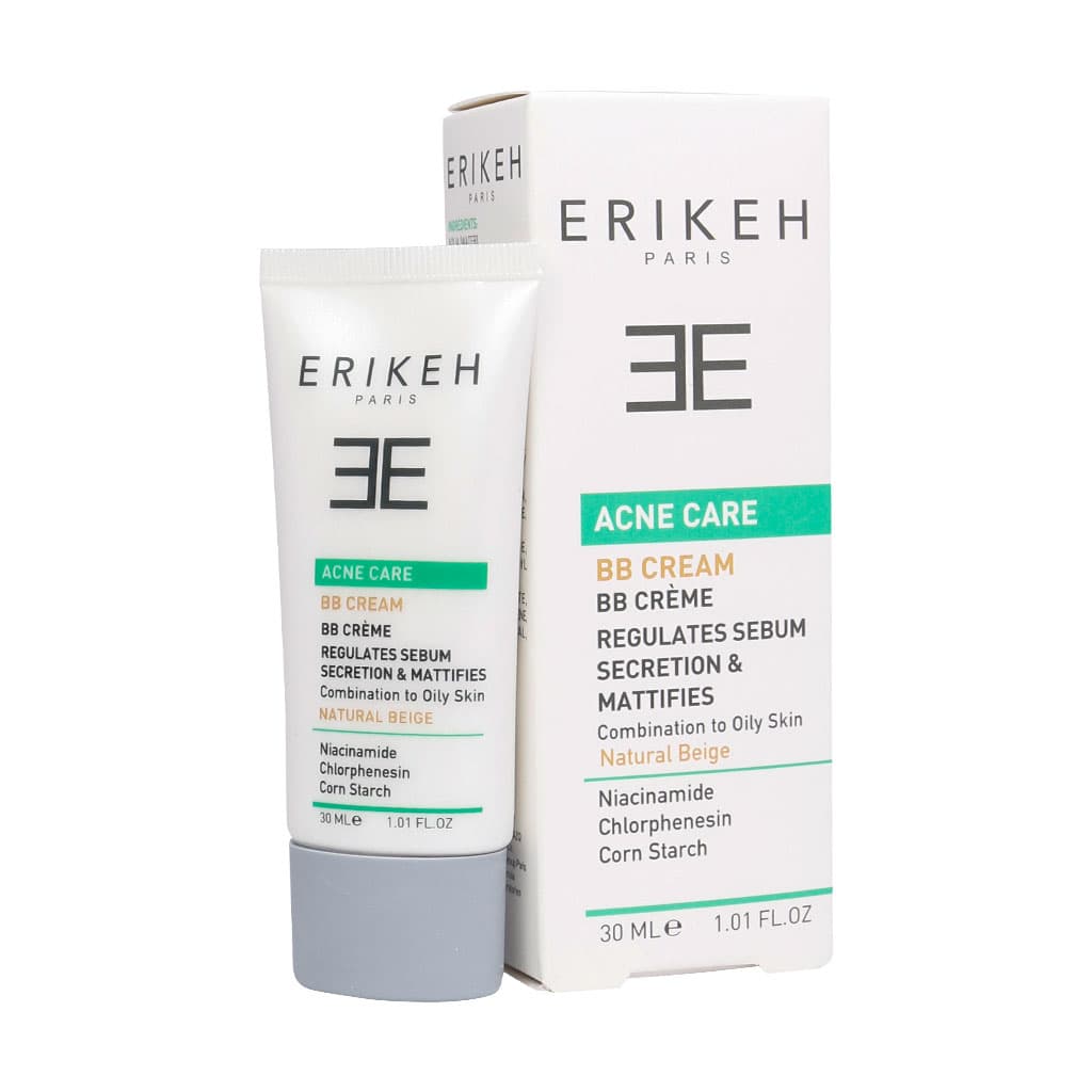 بی بی کرم ضد آکنه اریکه مناسب پوست مختلط تا چرب 30 میلی لیتر | Erikeh Acne Care BB Cream 30 ml