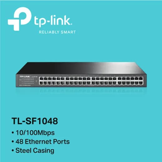 سوئیچ 48 پورت رکمونت تی پی لینک مدل TL-SF1048 — تصویر ۲