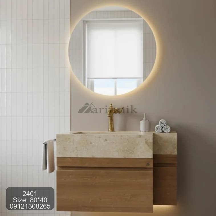 روشویی کابینتی سفارشی کد ZN2401
