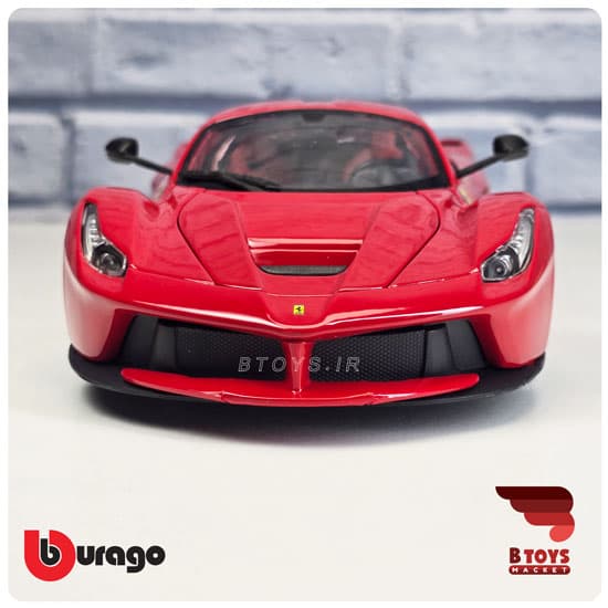 ماکت فراری لافراری قرمز بوراگو(Ferrari Laferrari Burago)مقیاس: 1/18 — تصویر ۷
