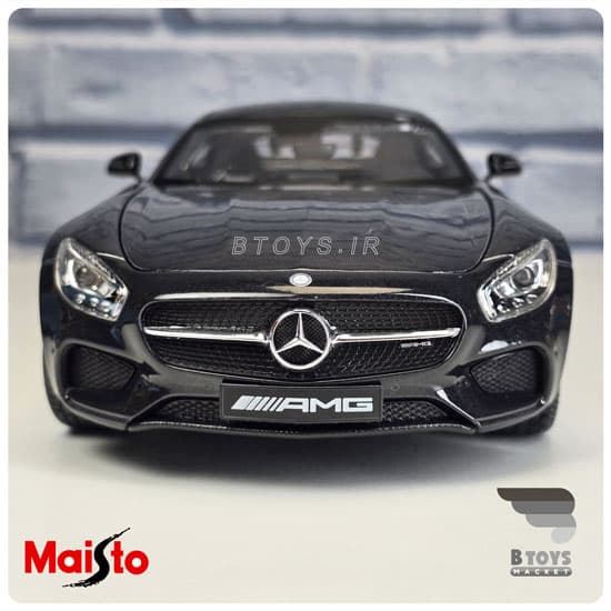ماکت مرسدس بنز ای ام جی جی تی مشکی مایستو(Mercedes Benz AMG GT Maisto) — تصویر ۵
