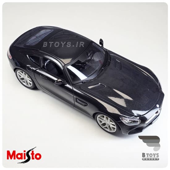 ماکت مرسدس بنز ای ام جی جی تی مشکی مایستو(Mercedes Benz AMG GT Maisto) — تصویر ۷