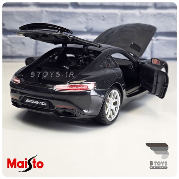 ماکت مرسدس بنز ای ام جی جی تی مشکی مایستو(Mercedes Benz AMG GT Maisto) — تصویر ۲