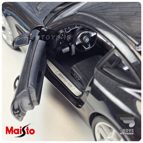 ماکت مرسدس بنز ای ام جی جی تی مشکی مایستو(Mercedes Benz AMG GT Maisto) — تصویر ۶