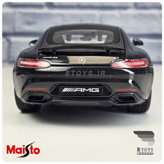 ماکت مرسدس بنز ای ام جی جی تی مشکی مایستو(Mercedes Benz AMG GT Maisto) — تصویر ۴