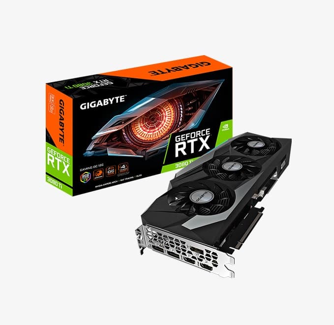 کارت گرافیک Gigabyte RTX 3080Ti Gaming OC (در حد نو)