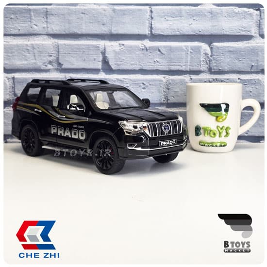ماکت تویوتا پرادو مشکی چِژی(Toyota Prado Chezhi) مقیاس:1/18 — تصویر ۳