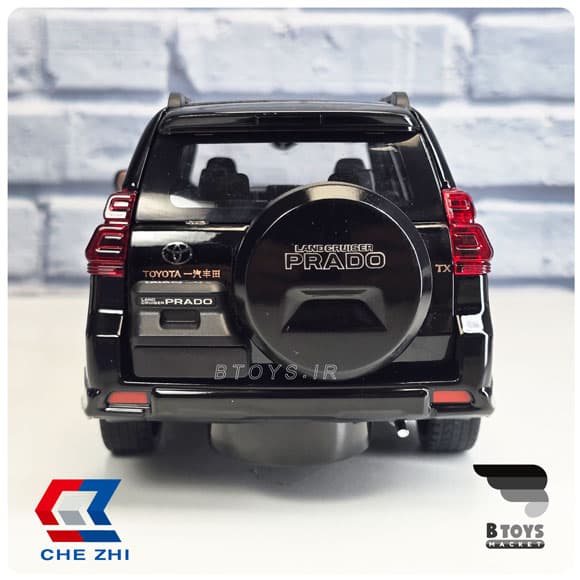 ماکت تویوتا پرادو مشکی چِژی(Toyota Prado Chezhi) مقیاس:1/18 — تصویر ۵