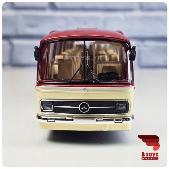 ماکت اتوبوس بنز 302 زرشکی(Mercedes Benz BUS 302 GRAND ALLIANCE) — تصویر ۶