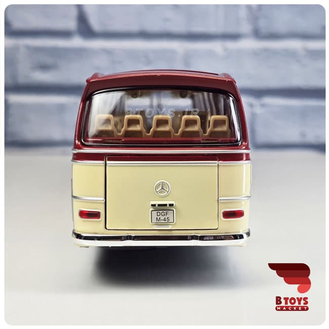 ماکت اتوبوس بنز 302 زرشکی(Mercedes Benz BUS 302 GRAND ALLIANCE) — تصویر ۵