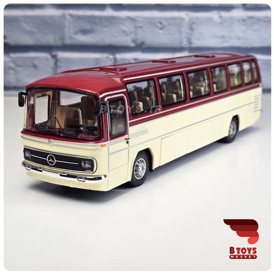 ماکت اتوبوس بنز 302 زرشکی(Mercedes Benz BUS 302 GRAND ALLIANCE)