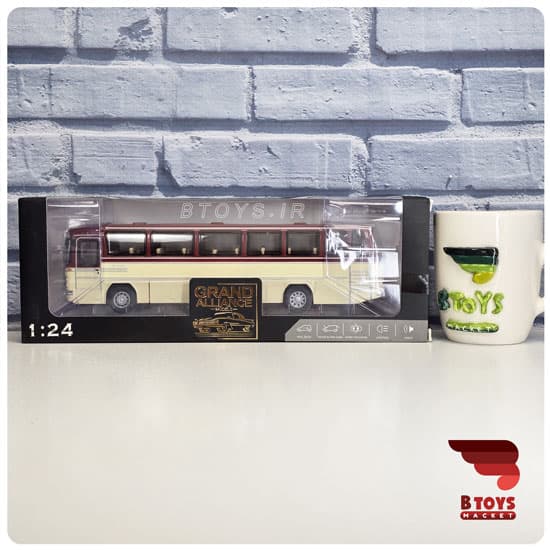 ماکت اتوبوس بنز 302 زرشکی(Mercedes Benz BUS 302 GRAND ALLIANCE) — تصویر ۳