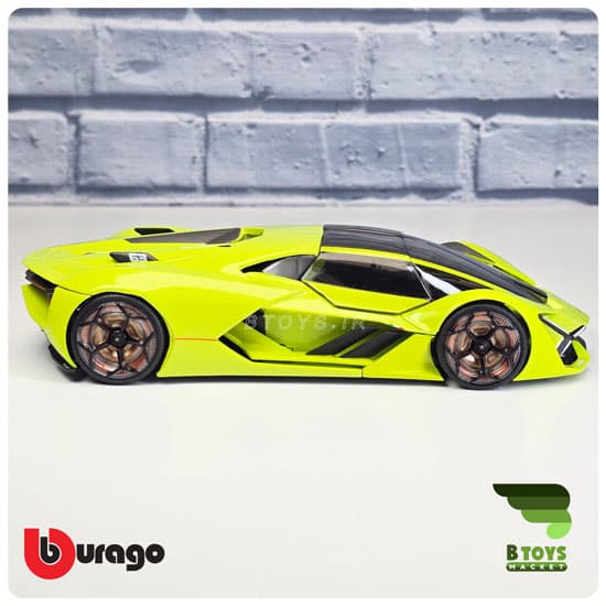 ماکت لامبورگینی ترزو میلنیو سبز بوراگو(Lamborghini terzo millennio Burago) — تصویر ۷