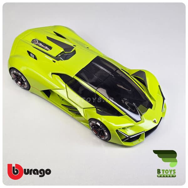 ماکت لامبورگینی ترزو میلنیو سبز بوراگو(Lamborghini terzo millennio Burago) — تصویر ۶
