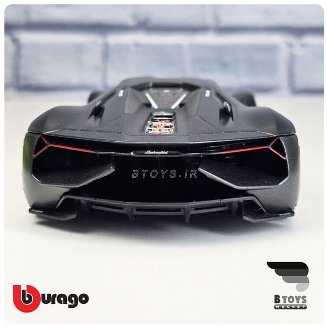 ماکت لامبورگینی ترزو میلنیو خاکستری بوراگو(Lamborghini terzo millennio Burago) — تصویر ۴