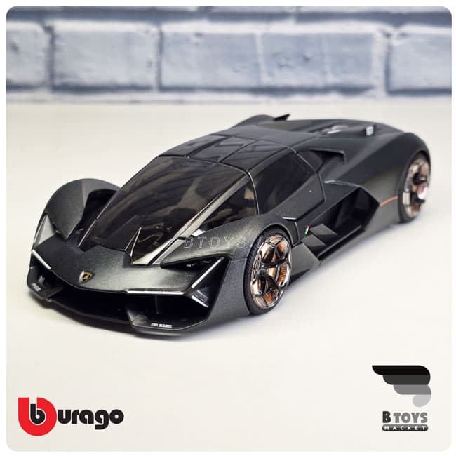 ماکت لامبورگینی ترزو میلنیو خاکستری بوراگو(Lamborghini terzo millennio Burago)