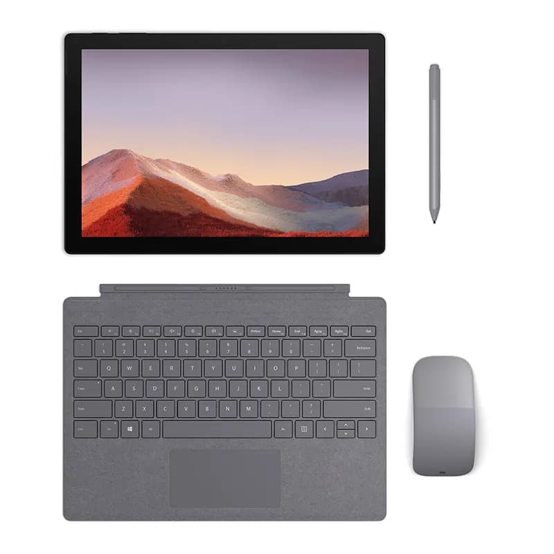 لپ تاپ مایکروسافت زردی صفحه Microsoft Surface Pro 7 | i5-1035g4 | 8G | 256G | INTEL iris plus | 12″2K TOUCH (استوک) — تصویر ۴