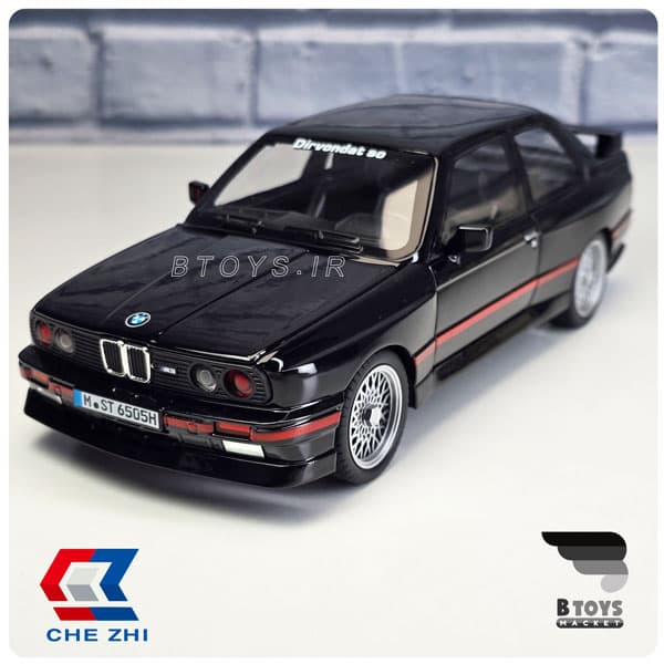 ماکت بی ام و ام 3 ای 30 مشکی چژی(BMW M3 E30 Chezhi)