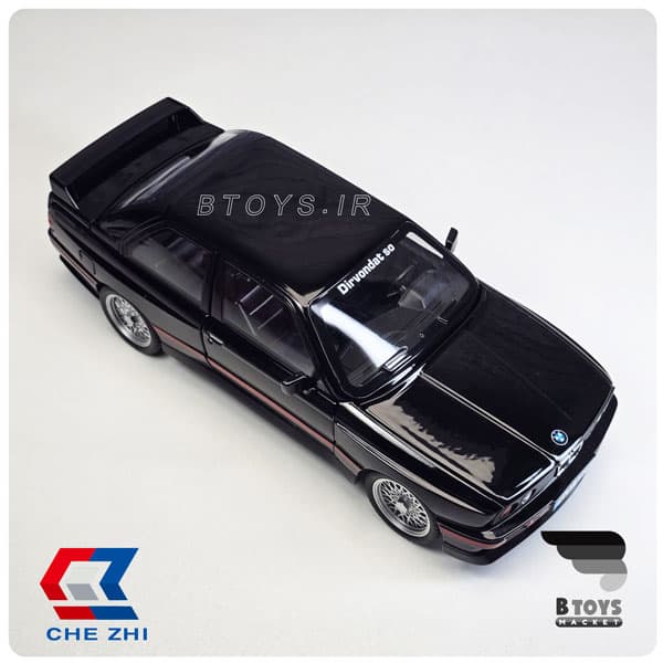 ماکت بی ام و ام 3 ای 30 مشکی چژی(BMW M3 E30 Chezhi) — تصویر ۴