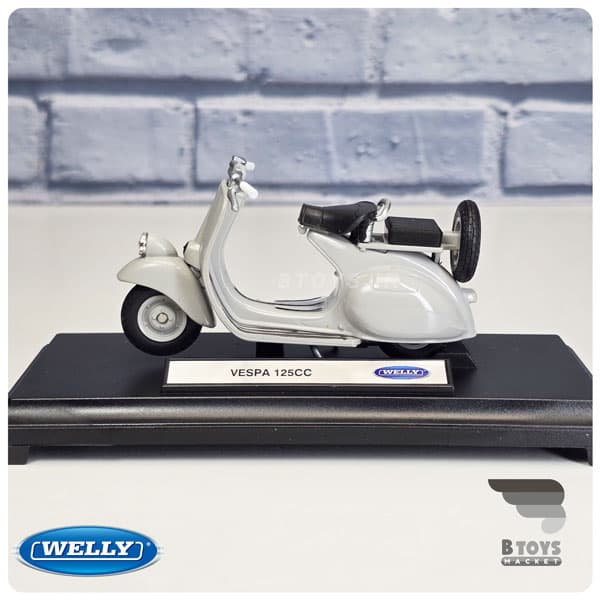 ماکت موتور وسپا 125 سی سی طوسی ویلی(VESPA 125CC Welly) — تصویر ۴