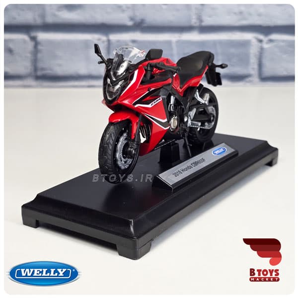 ماکت موتور هوندا سی بی آر 650 قرمز ویلی(Honda CBR650F 2018 Welly)