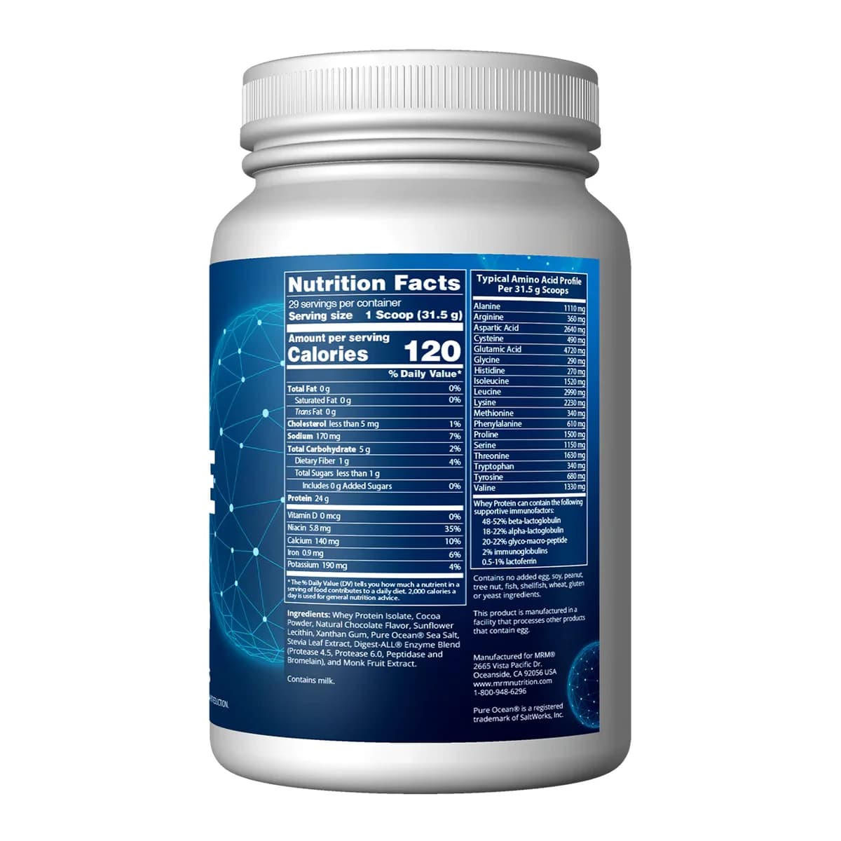 پودر پروتئین وی ایزوله ام آر ام 922 گرم | MRM Isolate Whey Protein Powder 922 G — تصویر ۲